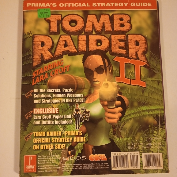 Tomb Raider 1 & 2 Strategy Guide by Prima - Picture 2 of 4